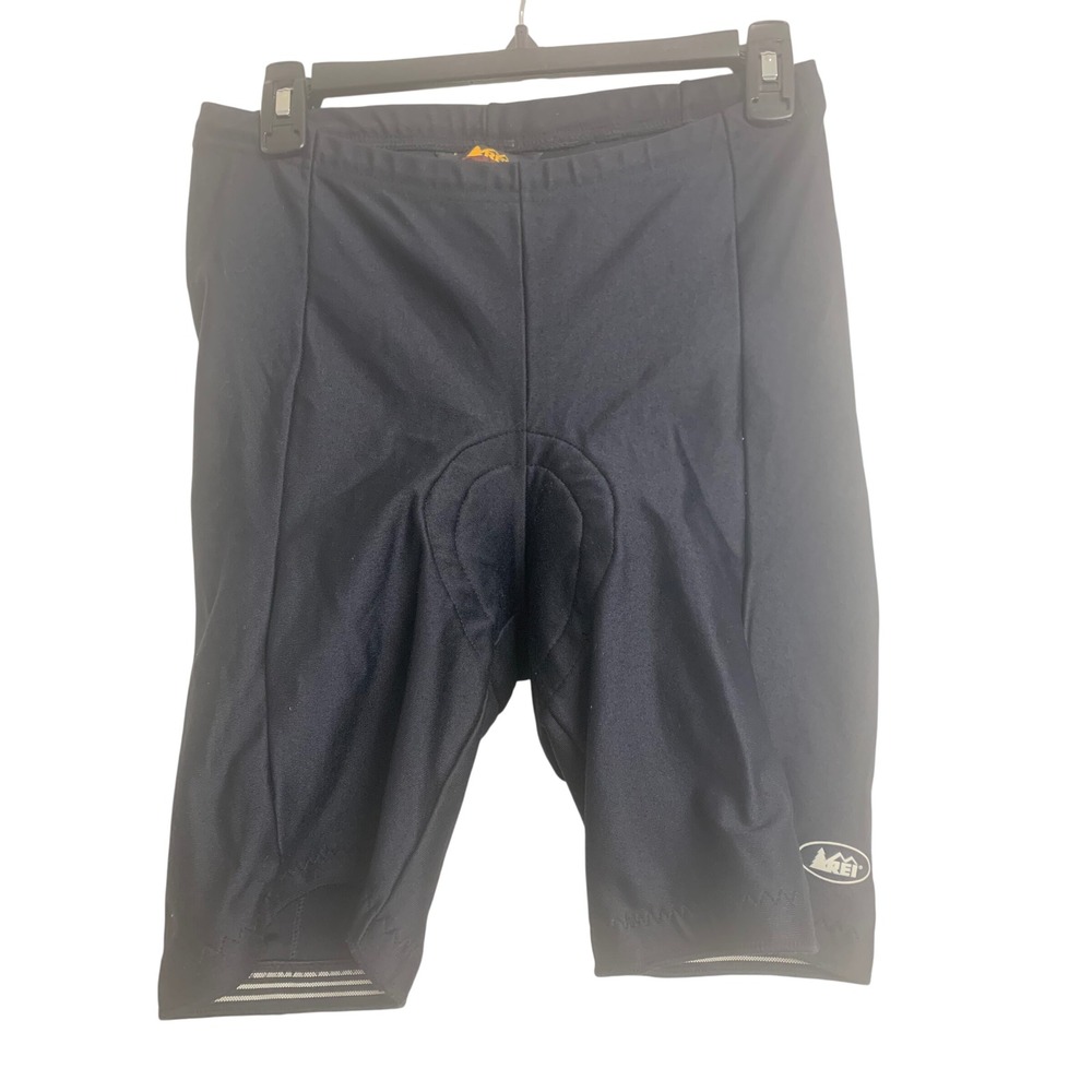 REI Padded Cycling Shorts Black Mens Large Style  Biking Road Trail Chamois
